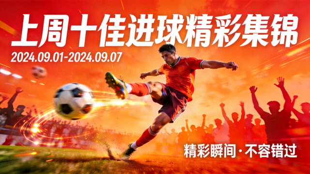 上周十佳进球精彩集锦视频封面图
